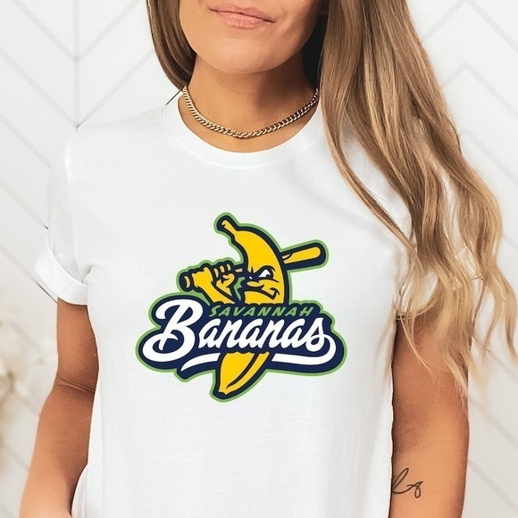 LaNess Other - Savannah Bananas Short Sleeve T Shirt Savannah Banana Baseball Tee